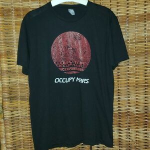 Occupy Mars Pop Art T-shirt L